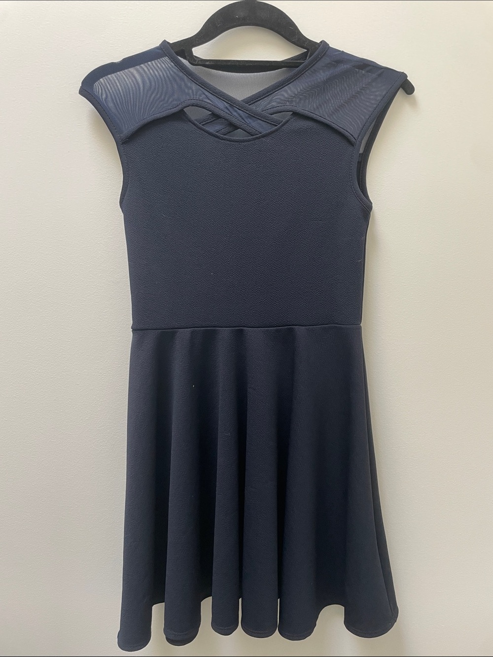 Sally Miller Couture Girls Navy Party Dress